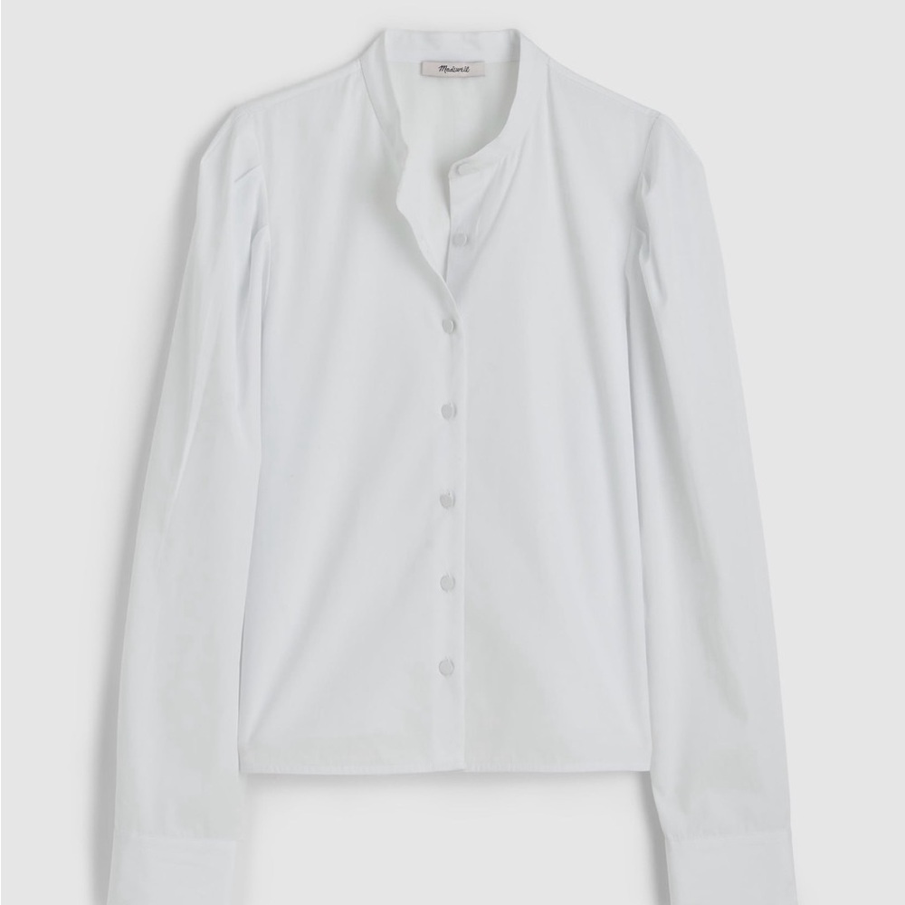 Madewell Puff Sleeve Button Up Shirt